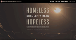 Desktop Screenshot of helpsfhomeless.org